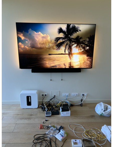Instalación Cine en Casa "Sonos + Sony OLED 4K + Hue"
