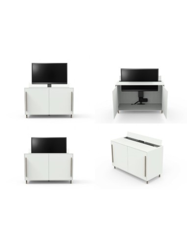 Soporte ocultación televisión motorizado mueble