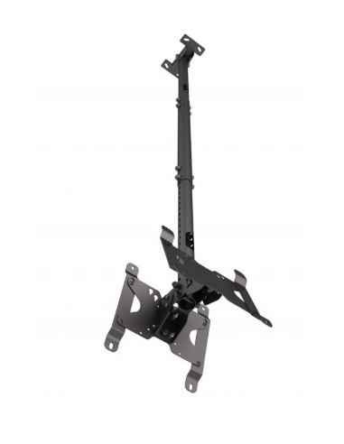 Soporte doble televisión techo negro de 24" a 42"