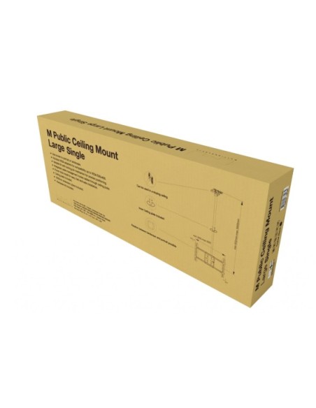 Soporte techo televisión giratorio de 55" a 70"