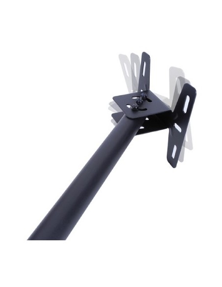 Soporte doble televisión techo negro de 32" a 55"