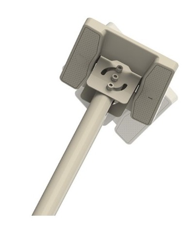 Soporte doble televisión techo blanco de 32" a 55"