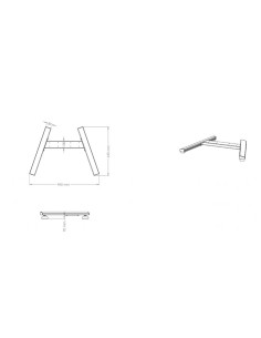 Peana televisión Large con base de 52" a 90" 2