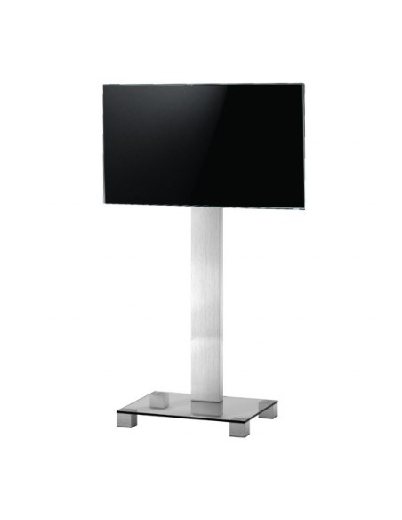 Peana televisión blanco con ruedas de 32" a 60"