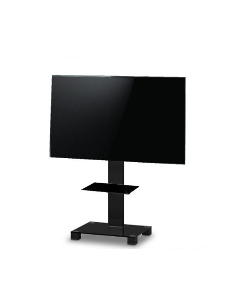 Peana televisión con estante y ruedas de 32" a 75"