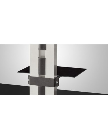 Peana televisión con estante y ruedas de 32" a 75"