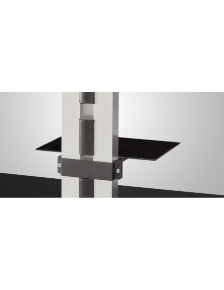 Peana televisión con estante y ruedas de 32" a 75"