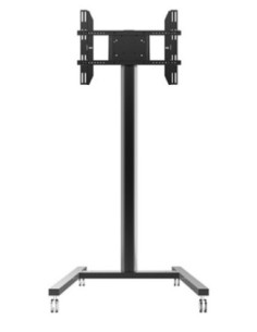 Peana stand televisión con ruedas de 32" a 65" 2