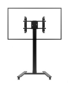 Peana stand televisión con giro y ruedas de 32" a 65" 2