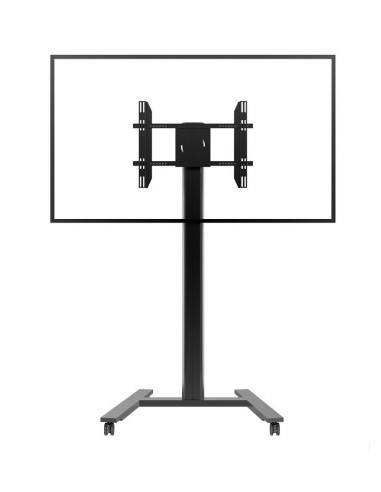 Peana stand televisión con giro y ruedas de 32" a 65"