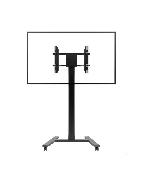 Peana stand televisión con giro y ruedas de 32" a 65"