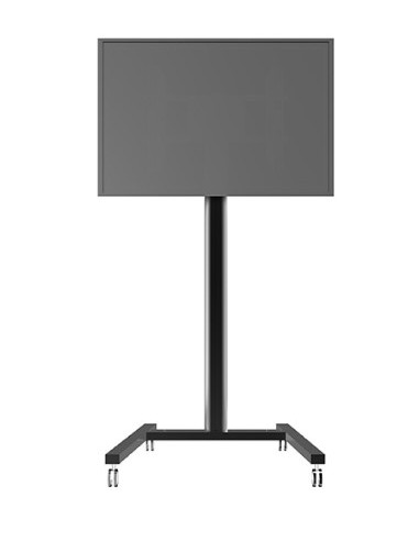 Peana stand televisión con giro y ruedas de 32" a 65"