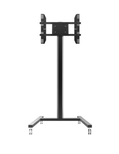Peana stand televisión con giro y ruedas de 32" a 65"