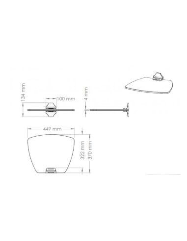 Peana stand televisión ruedas  webcam de 32" a 70"