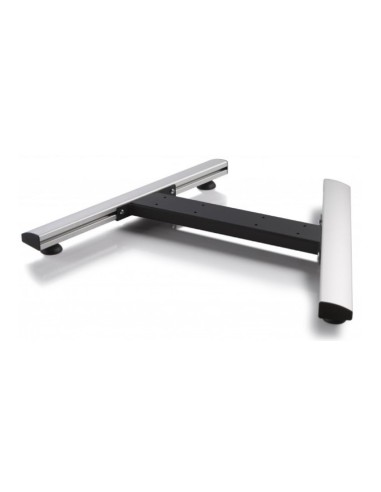 Peana stand televisión con estante y ruedas de 60" a 110"