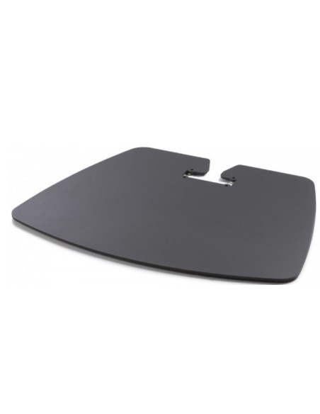 Peana stand televisión con estante y ruedas de 60" a 110"