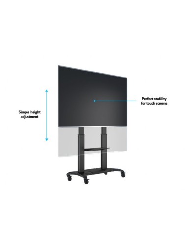 Peana televisión profesional ruedas 60" a 100"