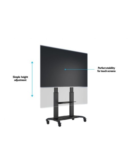 Peana televisión profesional ruedas 60" a 100"