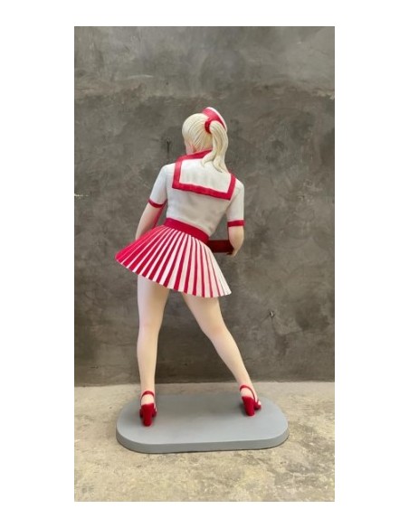 figura a tamaño real acomodadora cine vintage life size figure