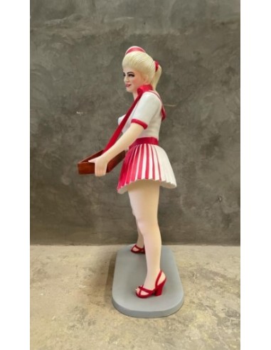 figura a tamaño real acomodadora cine vintage life size figure