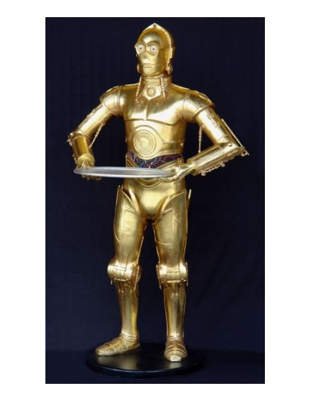 figura a tamaño real robot c3po star wars life size figure
