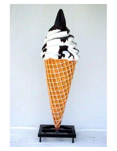 Cucurucho nata y chocolate