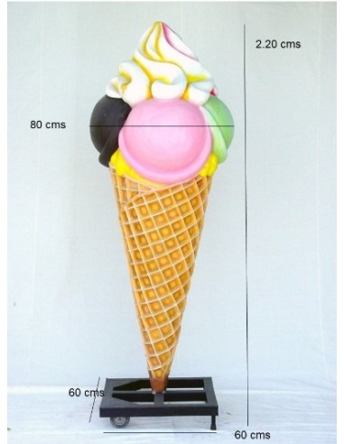 Cucurucho 4 bolas cargado