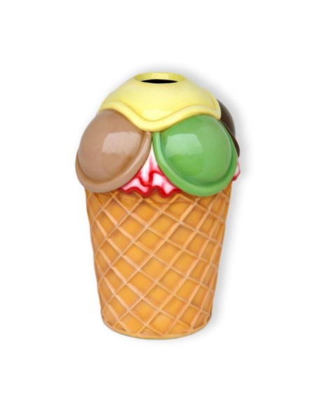 Papelera cucurucho helado