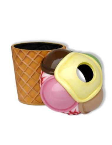 Papelera cucurucho helado