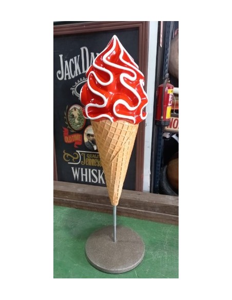 Cucurucho fresa glaseado