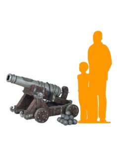 Réplica cañón pirata 2