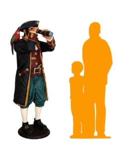 Capitán pirata con catalejo 2