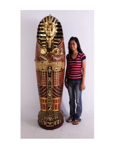 Sarcófago faraón rey egipcio