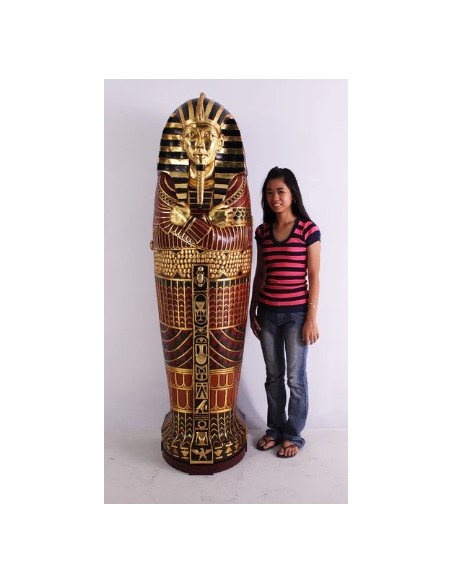 Sarcófago faraón rey egipcio