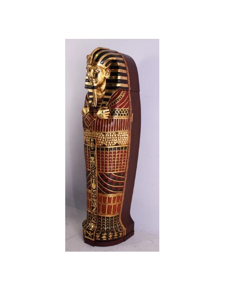 Sarcófago faraón rey egipcio