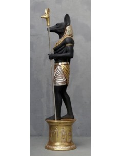 Dios egipcio Anubis "en pedestal" 2