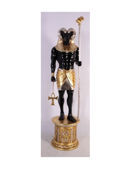 Dios egipcio Knum "en pedestal"