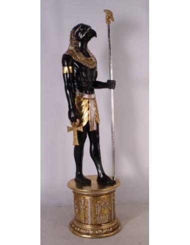 Dios egipcio Horus "en pedestal"