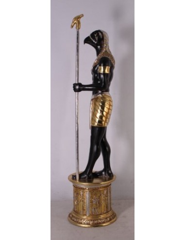 Dios egipcio Horus "en pedestal"