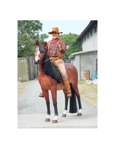 John Wayne a caballo