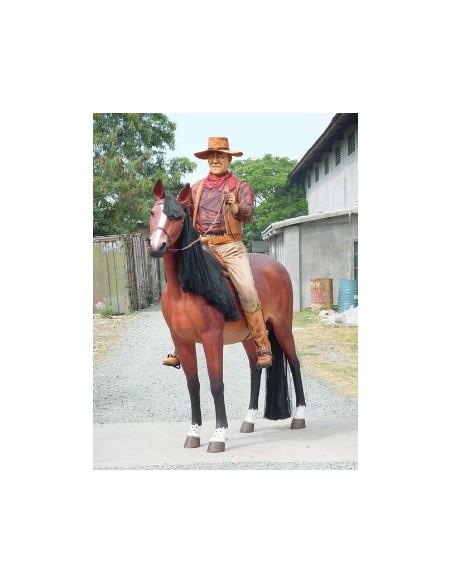 John Wayne a caballo