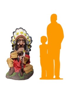 Jefe Indio fumando 2