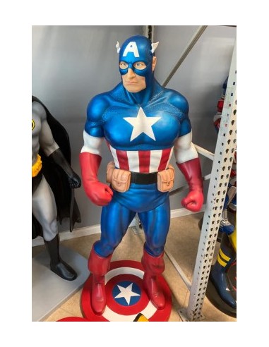 hermes cinema figura a tamaño real personaje capitan america en venta