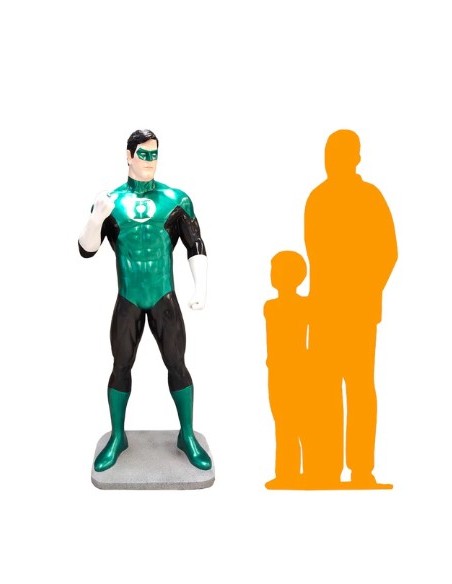 hermes cinema figura a tamaño real personaje green lantern en venta