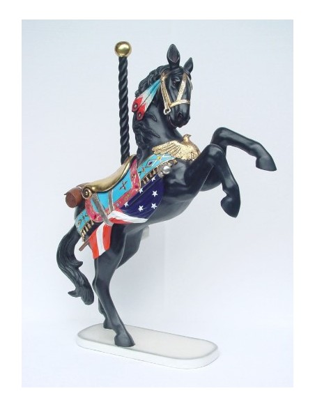 Caballito Carrusel Tiovivo negro