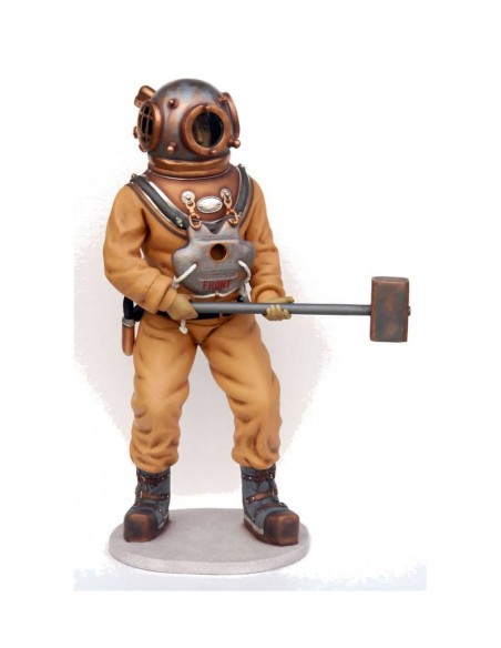 Buzo con escafandra clásico