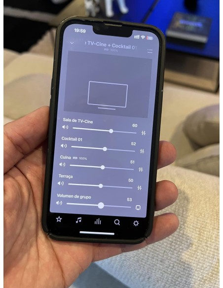 Cine en casa con Sonos y Samsung 8K 85"