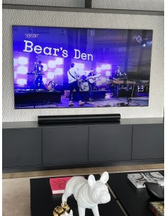 Cine en casa con Sonos y Samsung 8K 85" 2