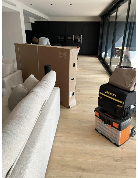 Cine en casa con Sonos y Samsung 8K 85"