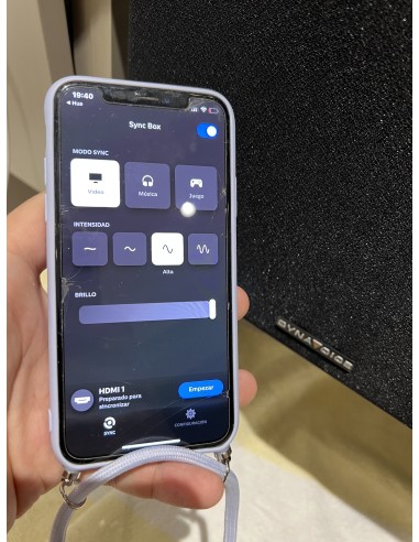 Cine en casa televisión Sony 4k B&W + Hue ambilight